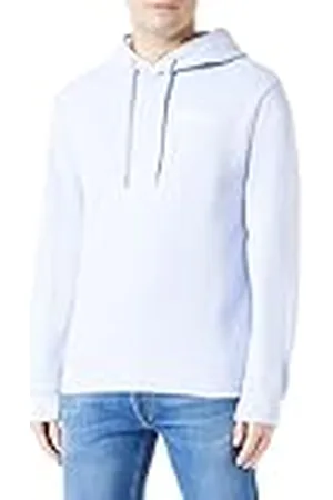 Replay Sudadera con capucha y cremallera de algodón para hombre, Morado (Bright Periwinkle 667), M