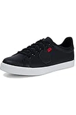 Kickers Tovni Track Leather Trainers, Zapatillas Hombre, Black, 44 EU
