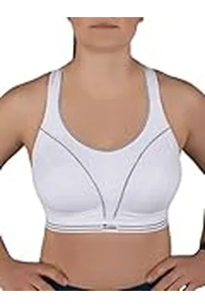Champion Sa S5044 Ultimate Run Bra Sujetador Deportivo, Color Blanco, 85F para Mujer