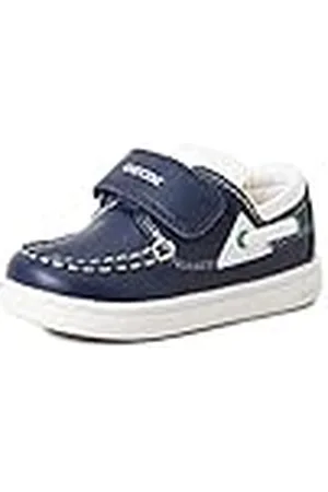 Geox B DJROCK BOY, Mocasines para Bebé-Niños, NAVY/WHITE, 26 EU