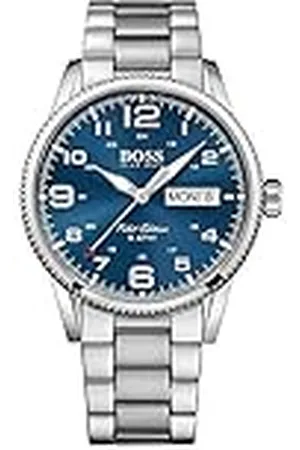 HUGO BOSS Reloj Analógico de Cuarzo para Hombre con Correa en Acero Inoxidable Plateada - 1513329