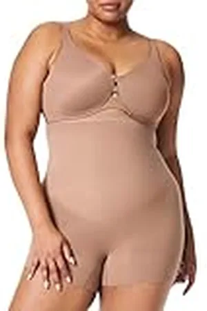 Spanx Power High-Waisted Shorty, Malla Moldeadora Mujer, Beige (Café au Lait), L