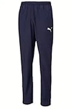 PUMA TeamRISE Sideline Pants, Pantalón, Azul Marino (Peacoat- White), M EU