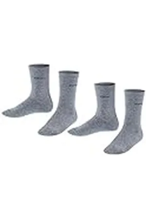 Falke ESPRIT Foot Logo Multipack K So algodón lisos 2 pares, Calcetines Unisex niños, , 35-38