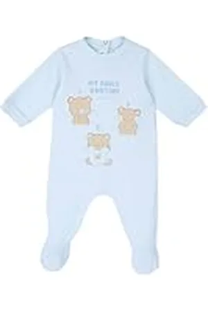 chicco Mono Con Cierre de Solapa, Unisex bebé, , 1 meses, Diseñado en Italia
