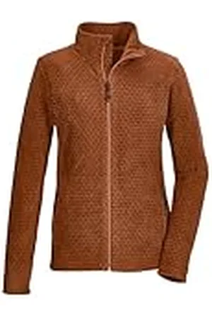 Killtec Mujer Chaqueta polar con cuello alto KOW 106 WMN FLC JCKT, zimt, 48, 41796-000