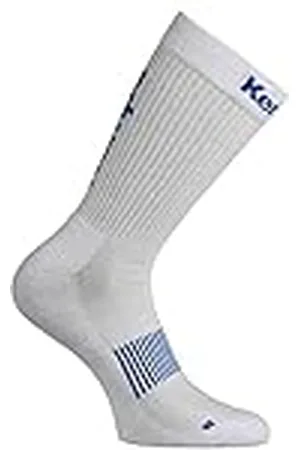 Kempa Logo Classic Calcetines, Sin género, Blanco/Azur, 36-40