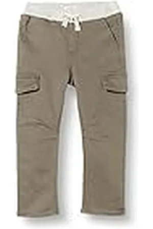 IKKS JUNIOR Pantalon Cargo Ceinture Grise élastiquée XU22031.56 Bebe, 6 mois para Bebés