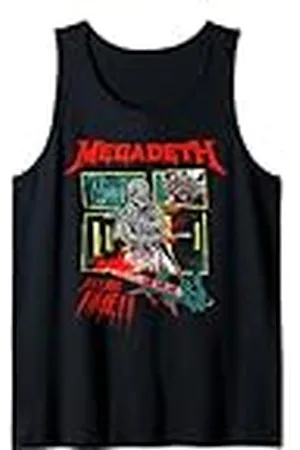 Megadeth Aplasta el mundo. Matar el tiempo. Camiseta sin Mangas