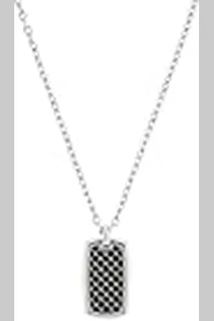 JOOP! Cadena con colgante de acero inoxidable collar de los hombres, 50+2 cm, , viene en caja de regalo de joyería, 2036806