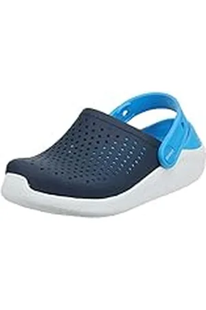 Crocs Unisex Niño LiteRide Clog K Zueco, Navy/White, 28/29 EU