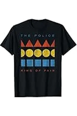 Police King Of Pain Rock Music Band Camiseta