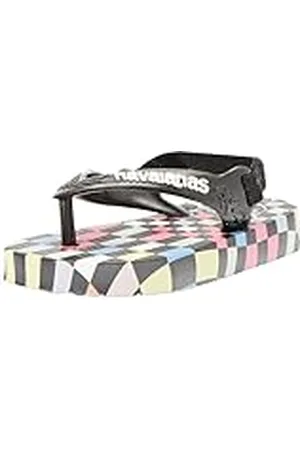 Havaianas Baby Check, Sandalias Unisex Bebé, White/Black, 23/24 EU
