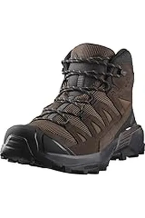Salomon X Ultra 360 Leather Mid Gore-Tex Zapatos de senderismo para Hombre, Estabilidad, Agarre, Protección haga el tiempo que haga, Dark Earth, 43 1/3