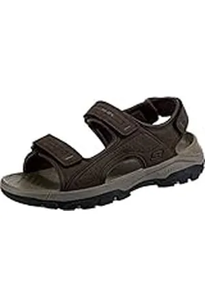 Skechers TRESMEN GARO, Sandalias para Hombre, Chocolate Synthetic, 41 EU