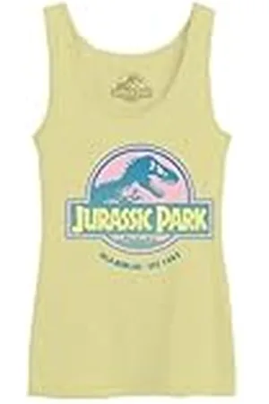Jurassic Park Wojupamtk010 Camiseta sin Mangas, , XL para Mujer