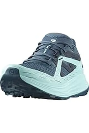 Salomon Ultra Flow Gore Tex Zapatillas Impermeables de Trail Running para Mujer, Resistente al mal tiempo, Amortiguación del asfalto al sendero, Preparada para terrenos mixtos, Deep Dive, 40 2/3