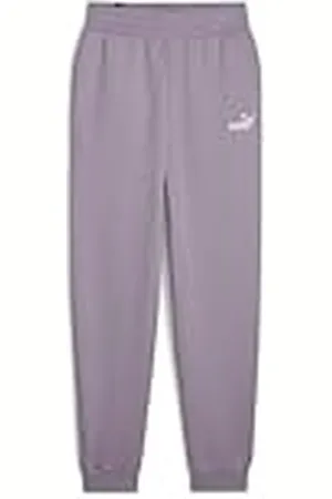 PUMA ESS+ Embroidery High-Waist Pants FL cl, Pantalones de Punto, 670007