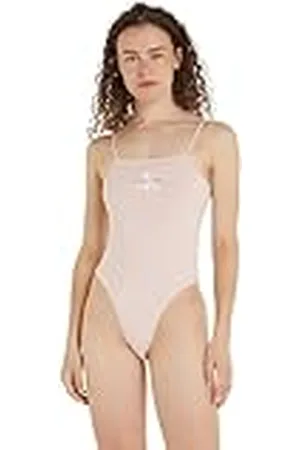 Calvin Klein Jeans Body de Algodón Elástico para Mujer, , L