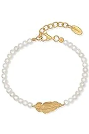 Engelsrufer Pulsera para Mujer de Ley 925 ERB-GLORY-FEDER-G