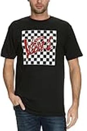 Vans – Camiseta para Hombre Squared Negro Negro Talla:Large