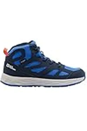 Jack Wolfskin Woodland 2 Texapore Mid K, Zapatos para Senderismo, Azul Noche (Night Blue), 32 EU