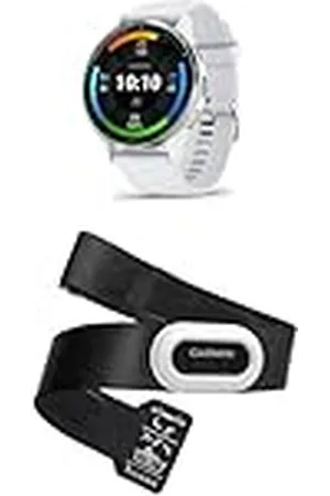 Garmin Venu 3 – GPS Fitness Smartwatch with Bluetooth Calling and Voice Assistant, Ultra-Sharp 1.3/1.1 Inch & HRM-Pro Plus – Premium Chest Strap
