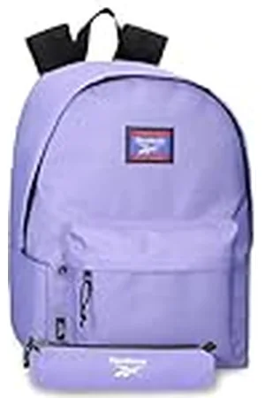 Reebok Brooklyn Colors Mochila Escolar Morado 31,5x45x15 cms Poliéster 21,26L by Joumma Bags