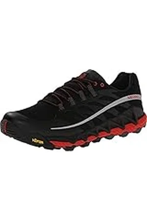 Merrell All Out Peak - Zapatillas de Senderismo de otras pieles hombre, Negro - Schwarz (BLACK / MOLTEN LAVA), 43