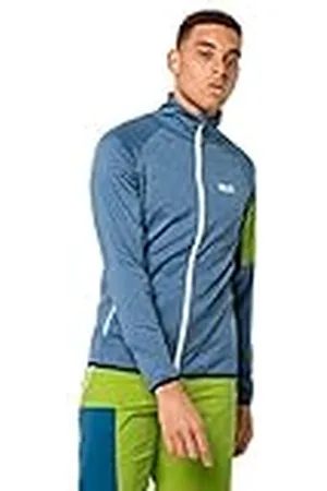 Jack Wolfskin Milford Jacket M - Chaqueta de forro polar para hombre, Hombre, Chaqueta con forro, 1708671-1130004, azul índigo, large
