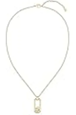 HUGO BOSS Jewelry Collar con Colgante para Mujer Colección DOUBLE B SWING en Amarillo con un Charm Doble B - 1580627