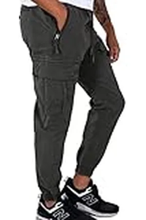 Alpha Industries Pantalón Casual Ripstop Jogger para Hombre Black