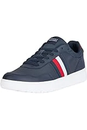 Tommy Hilfiger Zapatillas sneaker Hombre Low Top, Azul (Desert Sky), 40