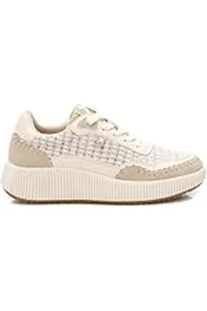 Xti Zapatilla Mujer Beige - Calzado Cómodo y Versátil - Moda Casual - Modelo 14390701 (Talla 40)