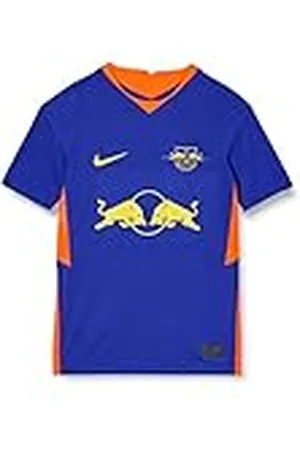 Nike Rblz Y NK BRT Stad JSY SS AW T-Shirt, Unisex niños, Concord/OPTI Yellow Full Sponsor, S