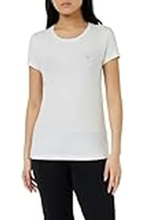 Emporio Armani Studs Stretch Cotton Loungewear T-Shirt Mujer, , S