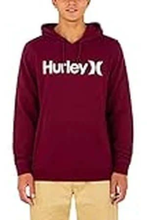 Hurley One and Only, Sudadera con Capucha para Verano, Remolacha Oscura, S