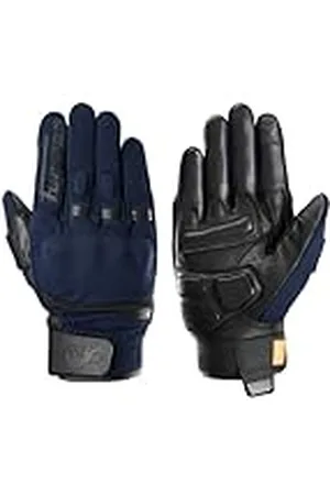 Furygan Jet D3O EVO - Guantes de Moto para Hombre - Palma 100% Cuero - Confort - Guantes de Verano - Transpirable y Ligero - Compatible con Pantallas - Pantalla táctil