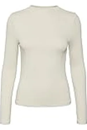 VERO MODA Vmceleste LS O-Neck Top VMA-Camiseta de Manga Corta para Hombre Larga, , S para Mujer