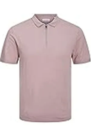 JACK & JONES Jjemil Spring Knit-Polo con Cremallera Jersey de Punto, , XL para Hombre