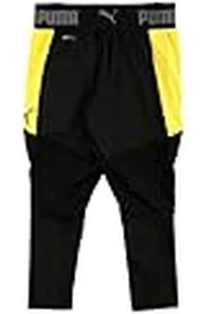 PUMA Ftblnxt Pant Jr Chándal, Niños, Black-Ultra Yellow, 116