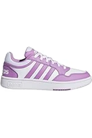 adidas Hoops Shoes, Zapatos Mujer, Cloud White/Preloved Purple, 36 2/3 EU