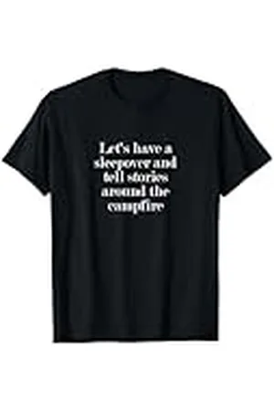 Statement Blend Vamos a tener una fiesta de pijamas y contar historias alrededor de la fogata Camiseta