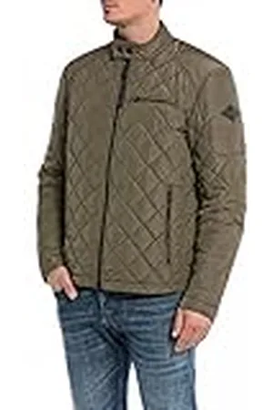 Replay M8000, Chaqueta Hombre, Verde , M