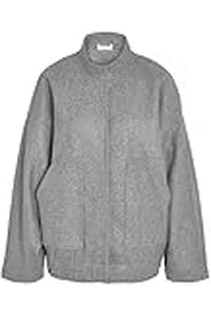 Noisy May Chaqueta de Mujer Oversize Cuello Alto Mangas Largas Bolsillos Delanteros, Color: , Talla:XS