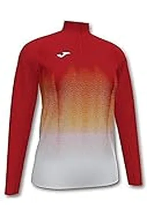 Joma Elite VII Sudadera Running, Niñas, Rojo Blanco Amarillo, 2XS
