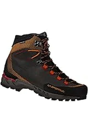 La Sportiva Trango Tech Leather GTX Carbon/Hawaiian Sun, Botas de montaña Hombre, 46 EU