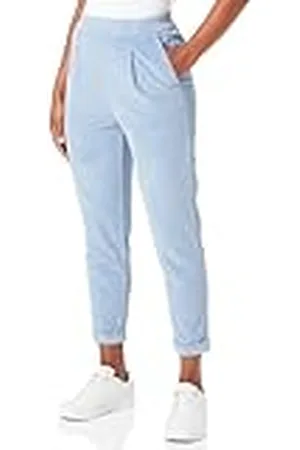 Benetton Pantalone 4ha2556k4, Pantalones Mujer, Azul (Carta Da Zucchero 05N), M
