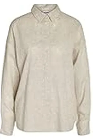Noisy May Nmleilani L/S Loose Shirt Wvn Noos Camisa, , XL Mujeres