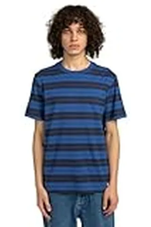 Element Icon - Camiseta de Manga Corta con Bolsillo - Hombre - L - Azul